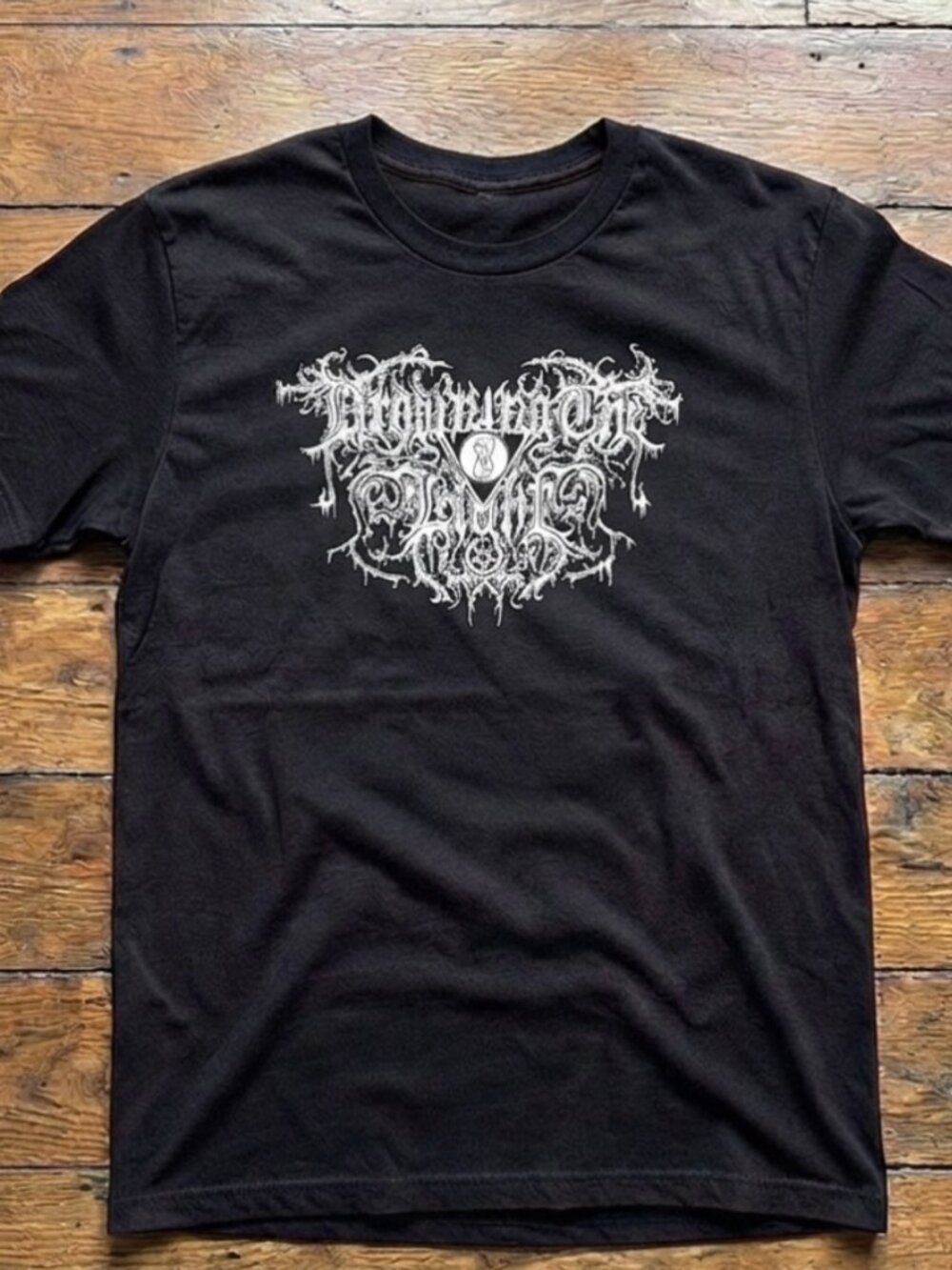 DROWNING THE LIGHT Black Metal T-Shirt